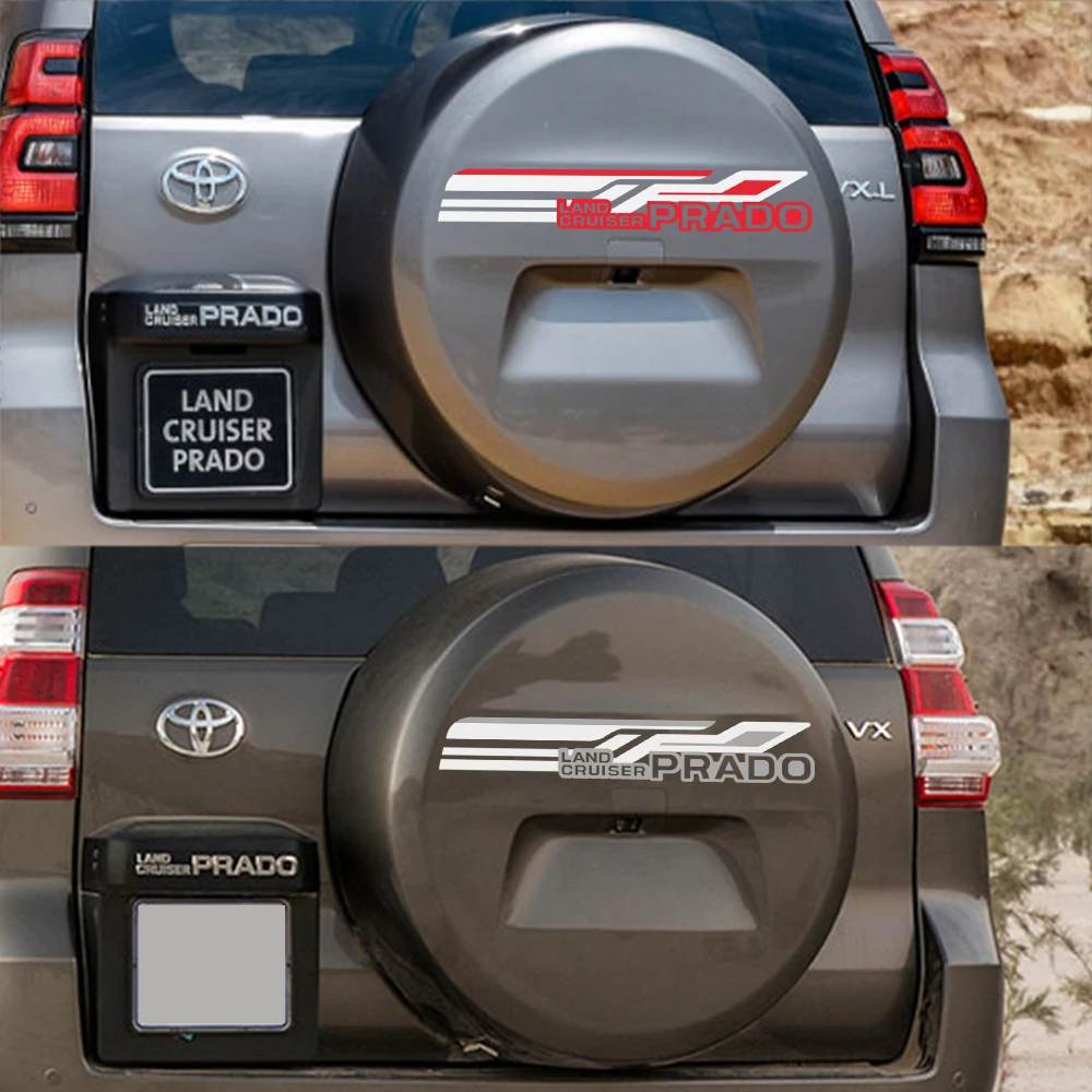 Для Toyota Land Cruiser Prado автомобильные запасные шины декоративные наклейки