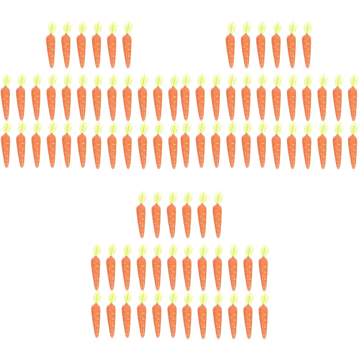 

90 Pcs Easter Vivid Carrots Craft Decorative Carrots Prop Unique DIY Accessory
