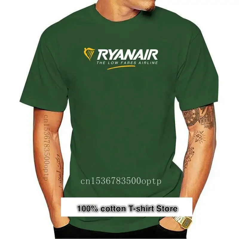 

Новая Винтажная Футболка Ryanair с логотипом ирландской авиакомпании