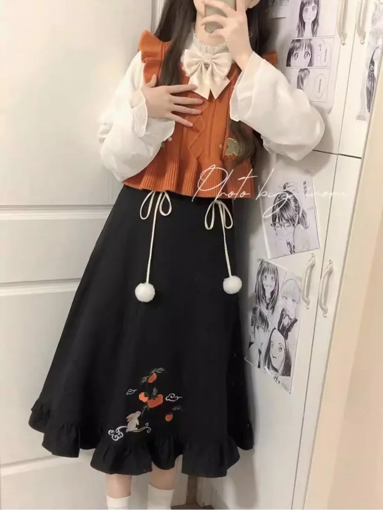 Новый китайский комплект Sle National женский осенний короткий жилет с маленькими