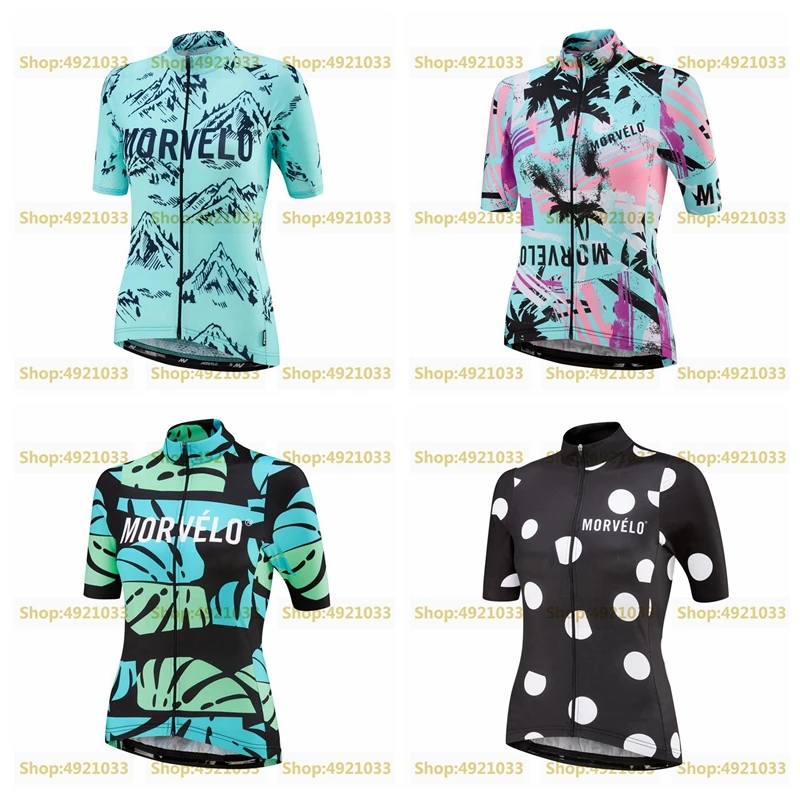 

Morvelo Cycling Jersey Women 2021 New Style Sport Wear Female MTB Bike Rideshirt Summer Series Camisa De Ciclo Breathable Tops
