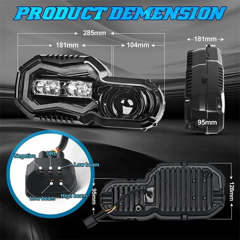 Фара нового поколения вспомогательные мотоциклетные фары для BMW F800GS F800R F650 700 800 GS F