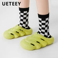 slippers womens summer indoor household thick bottom non slip slides personality designer couple sandals mens outer wear shoes