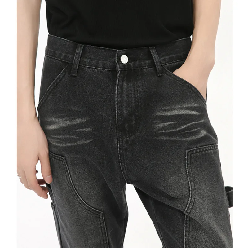 Мужская одежда в американском стиле повседневные свободные мужские прямые