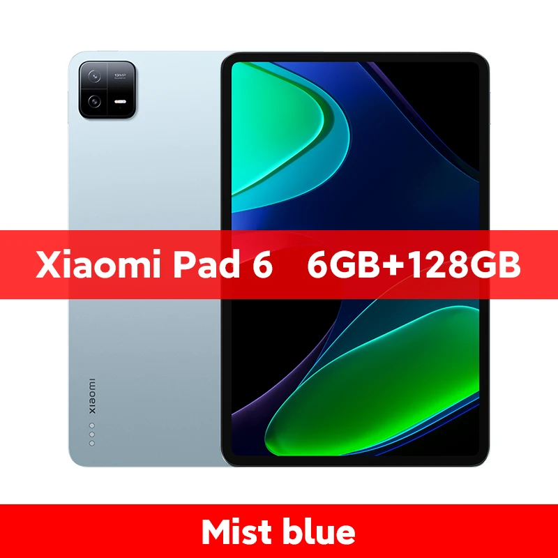  【World Premiere】Xiaomi Pad 6 Global Version 128GB/256GB Snapdragon 870 Processor 144Hz WQHD+ 8840mAh 33W Fast Charging Tablet 
