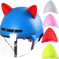 motorcycle helmet stickers cat ears sticker cute helmet decoration cosplay styling sticker helmet equipments headwear
