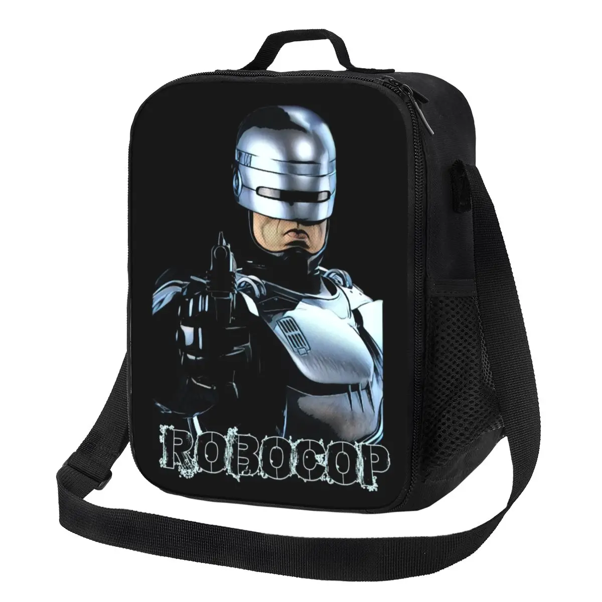 

Robocop Lunch Bag with Handle Robocop Carry Cooler Bag Picnic Portable Meal Thermal Bag