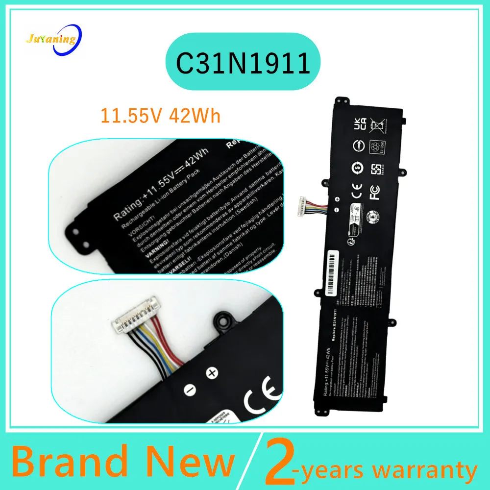 Фото Аккумулятор C31N1911 для ноутбуков ASUS VivoBook 14 R438IA, S413, S413DA, S433, S433EA, X413, X413EA, X421, X421DA, Flip 14 TP420, TM420, TP470E №1