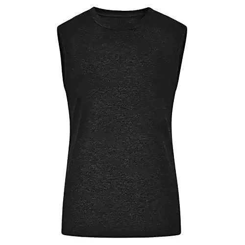 В наличии новая женская футболка без рукавов средней длины с круглым вырезом