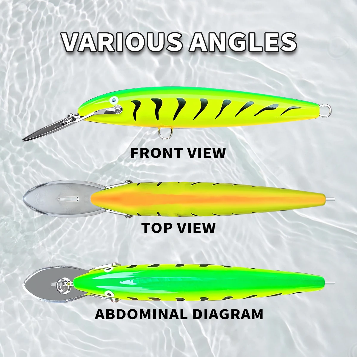Фото Рыболовная приманка с обратным отсчетом Magnum Minnow, тонущая жесткая приманка для троллинга, 140 мм, 40 г, воблеры, искусственная морская вода для блюзного тунца №5