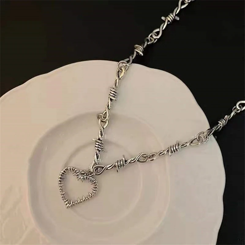 Ожерелье-чокер металлическое в стиле панк для женщин и мужчин - купить по