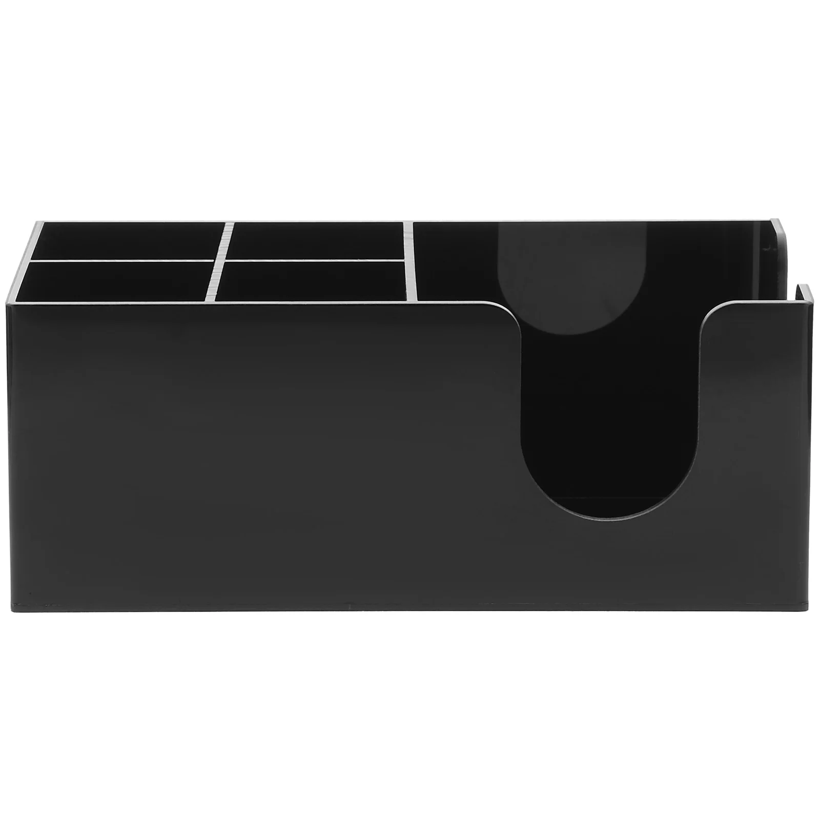 

Bar Storage Rack Desktop Accessories Tea Bag Organizer Box Home Coffee Condiment Container Acrylic Cup Office Station