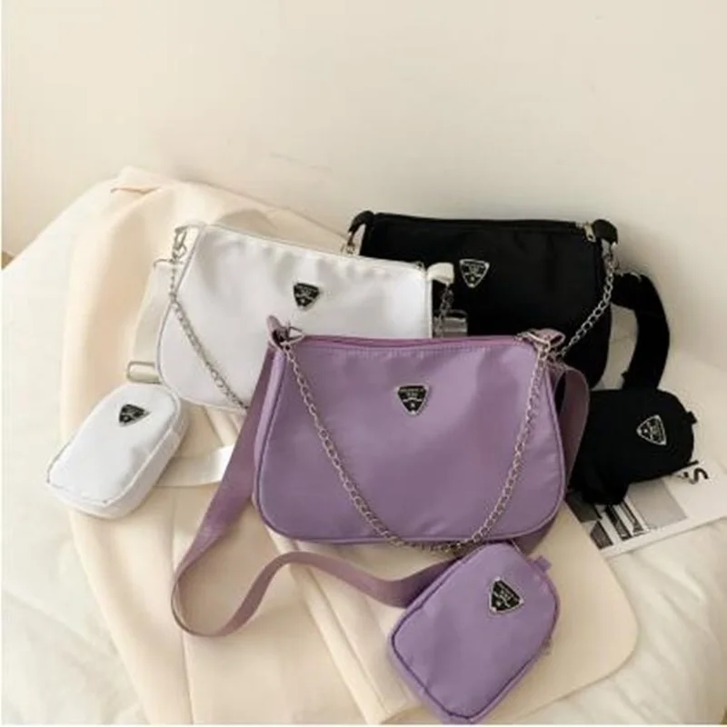 

2pcs/set Women's Bag 2022 Korean Version on The New Simple Child-mother Bag College Student Shoulder Bag Handbags for Women