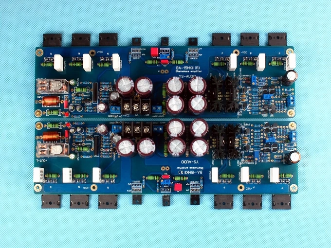 

KSA100 150W * 2 2.0 channel DIY fever class AB Toshiba C5200 / A1943 pure power amp board/2pcs one order