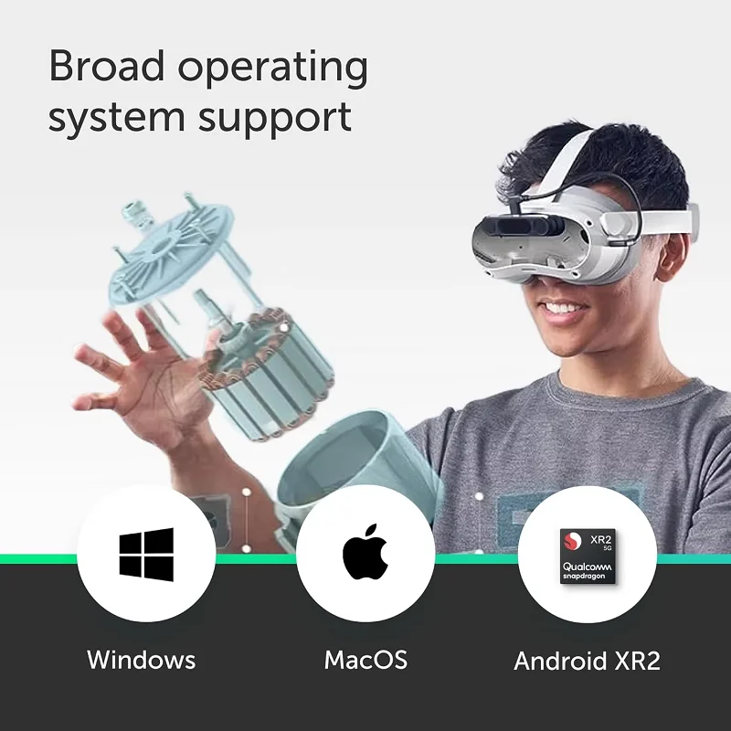 Фото Контроллер Ultraleap Leap Motion2, 3D-мышь с управлением жестами, поддерживает ПК или MAC, сенсоры Ultraleap, совершенно новый. №2