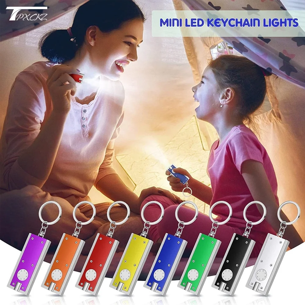 

Camping Emegency Light LED Keychain Flashlight Mini Flashlight Pocket Keychain Light USB Rechargeable Torch