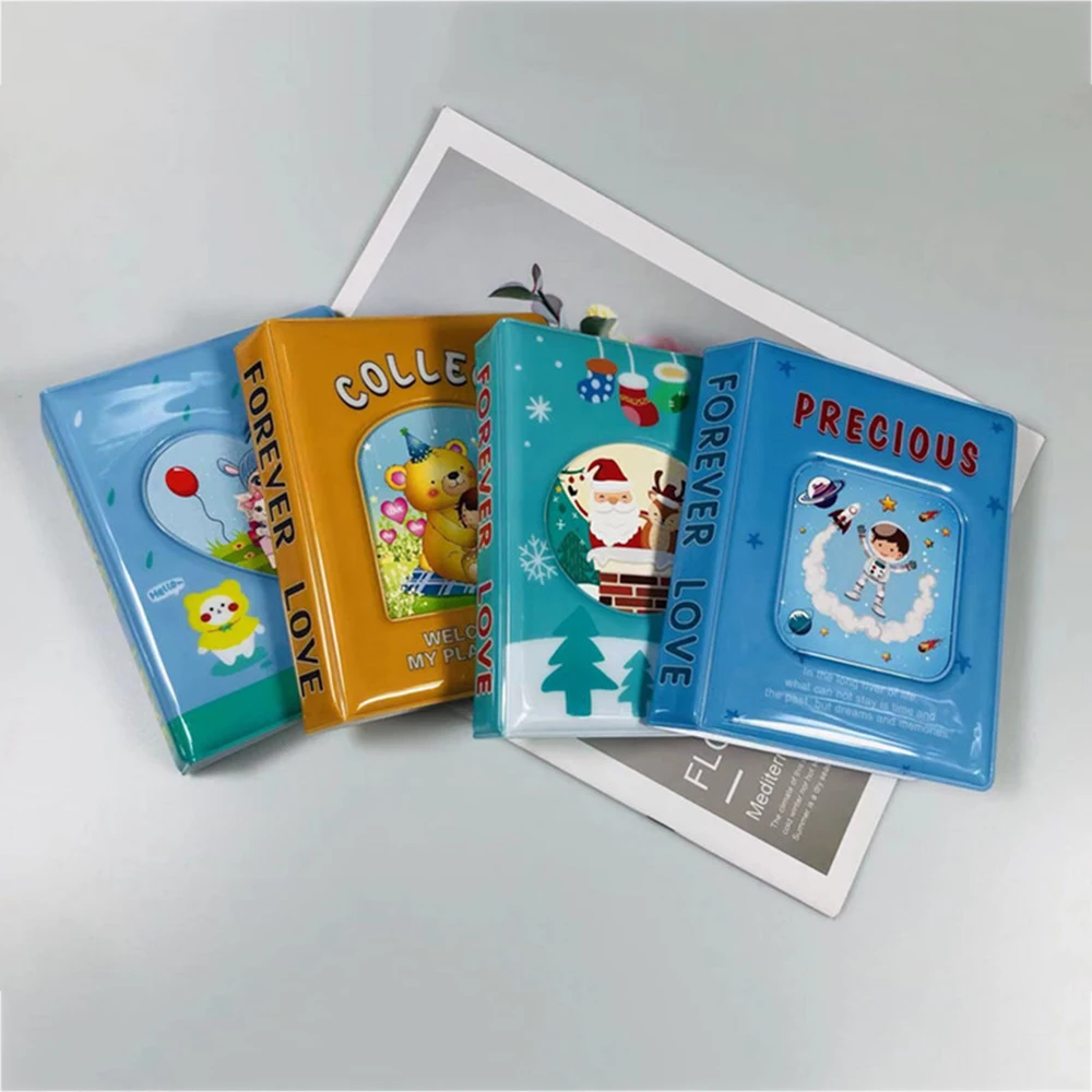 

Cartoon Photocard Holder 32 Pockets PVC Photo Album 3 inch Polaroid Instant Pictures Star Storage Case Postcard Collect Book