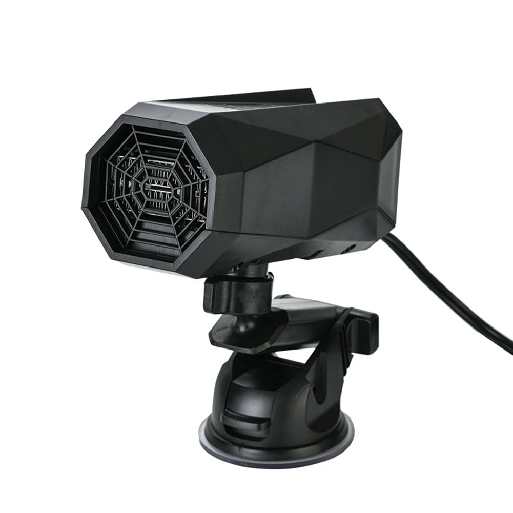 

12V 150W Car Heater Portable Suction Shape Heating Fan 360° Defogging Defroster For Automobile Hot-air Fan Accessories