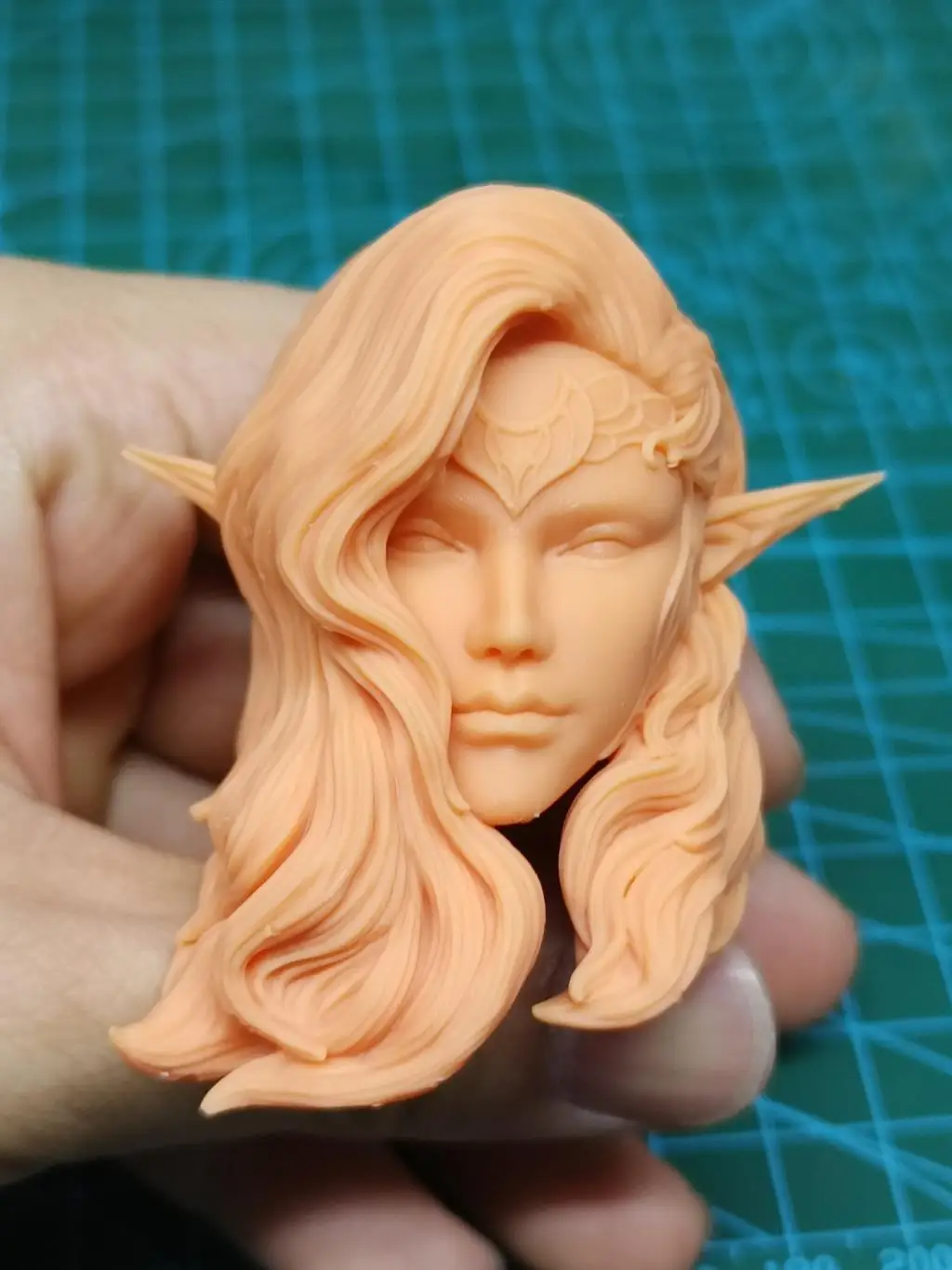 

Dolls Head Carved Elf Beauty Female Anime Toys Unpainted 1/6 Male Doll Model Fit 12" Collection Toys Action Figure Soldier