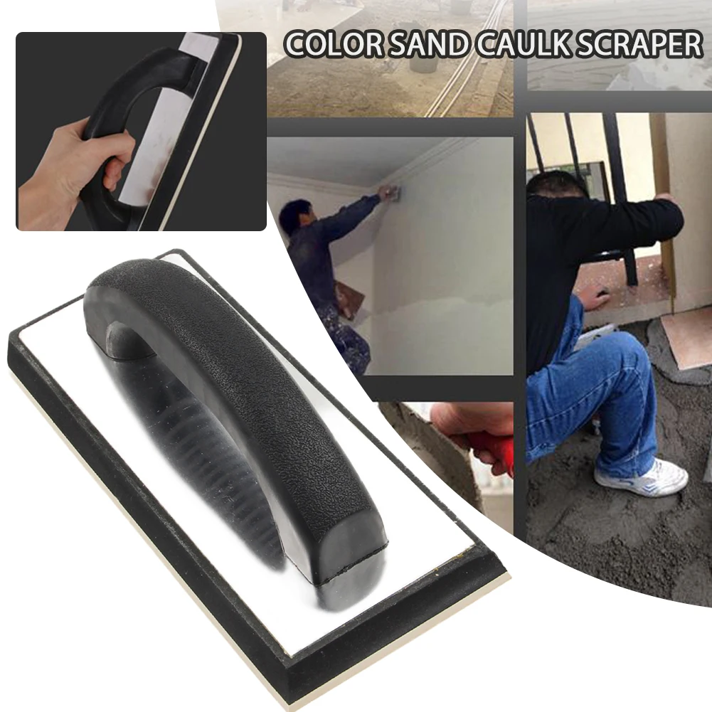 

Tile Caulking Mud Board Natural Rubber Handheld Concrete Trowel Dry Lining Plastering Spatula Grout Tiling Tool