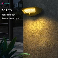 36 led solar light outdoor solar lamp powered sunlight waterproof pir motion sensor street light wall lamp for garden decoration