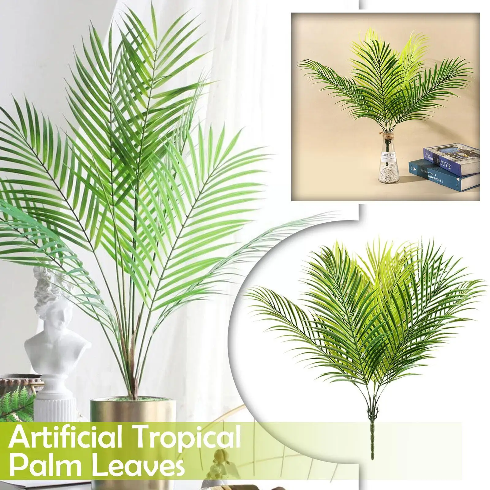 

Artificial Tree Green Leaf Plants Plastic Potted Decoration Garden Hotel Leaves Table Ornaments Home Wedding Bonsai H1j4