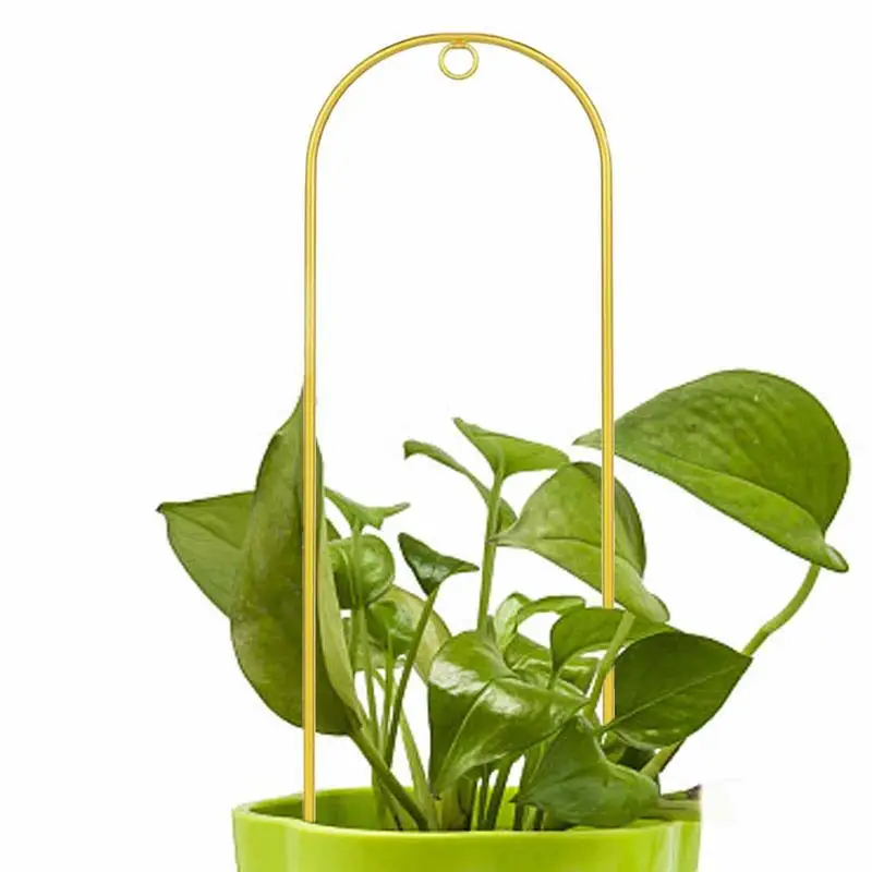 

Indoor Plant Trellis Arched Shape Mini Trellis House Plant Climber With Agate For Garden Potted Flower Vines Monstera