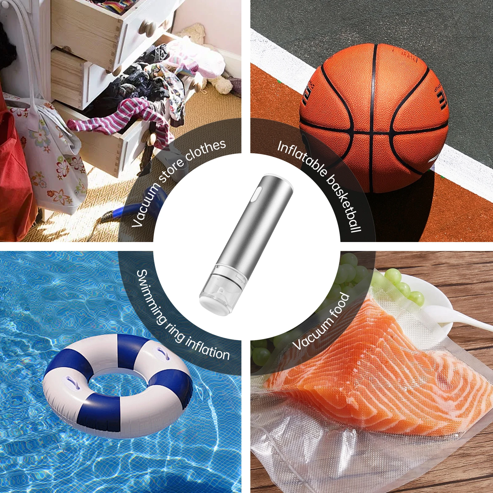 Многофункциональный ручной вакуумный упаковщик для вина банок Mason с мешком