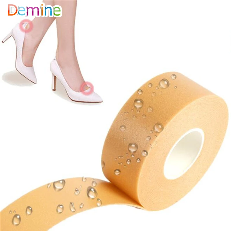 

Women Silicone Gel Heel Cushion Protector Foot Feet Care Shoe Insert Insole Sticker Useful Heel Protector Cushion Tapes Pads 5M