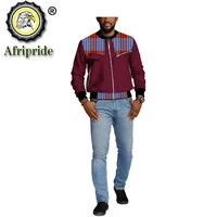 mens jacket african clothes for men ankara print full zip bomber jacket autumn casual coats windbreaker outwear s2014004
