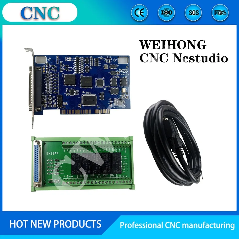 

PM53C nc studio 3 axis controller V8 compatible weihong control system for cnc engraving router machine TECNR
