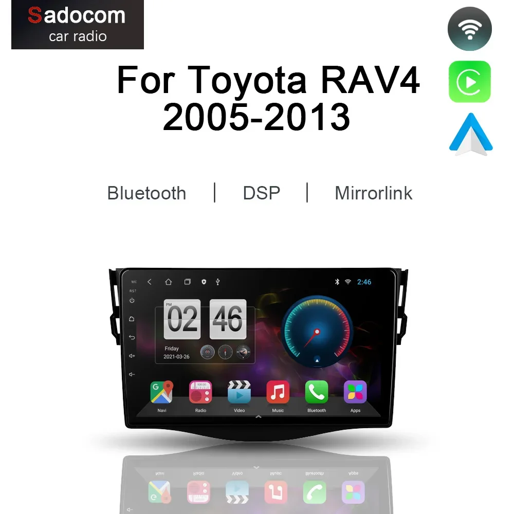 720P DSP 10 1 &quotAndroid 12 0 автомобильный DVD-плеер GPS WIFI стерео радио Авторадио