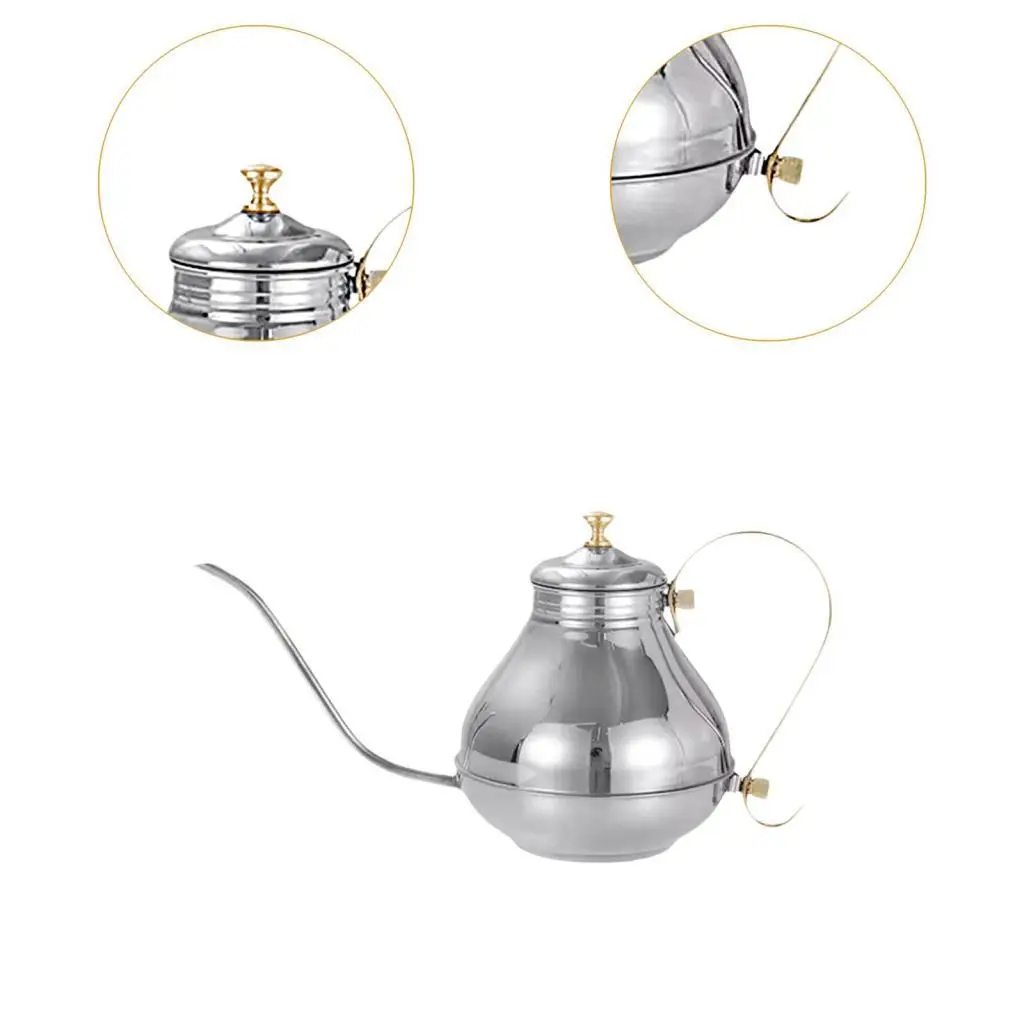 Чайник для кофе 1 5 л чайник на гибкой стойке гостиницы кафе помещения