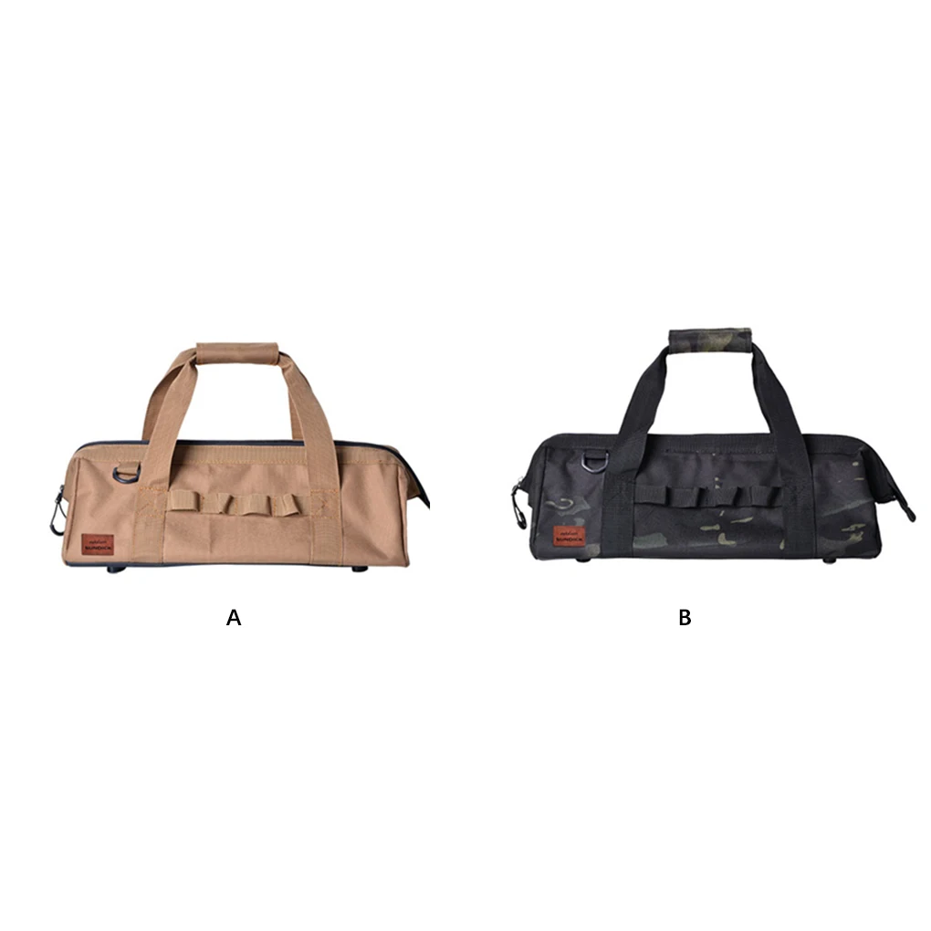 

Outdoor Tent Stakes Storage Bag Camping Wind Rope Waterproof Tents Accessories Handbag Multi Tool Organizer Sand color