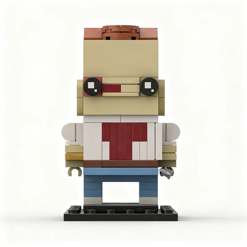 Набор из 111 деталей MOC: Модель Brickheadz Бутч Куллидж из «Пульп Фикшн», конструктор, архитектурная модель, рождественский подарок, идея для подарка на день рождения для детей (art.: 3920dc7cabb56) - 3920dc7cabb56