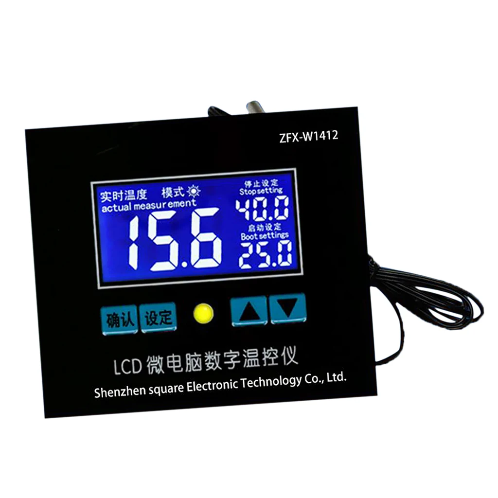 

Цифровой регулятор температуры 12 В, высокоточный термостат 0,1