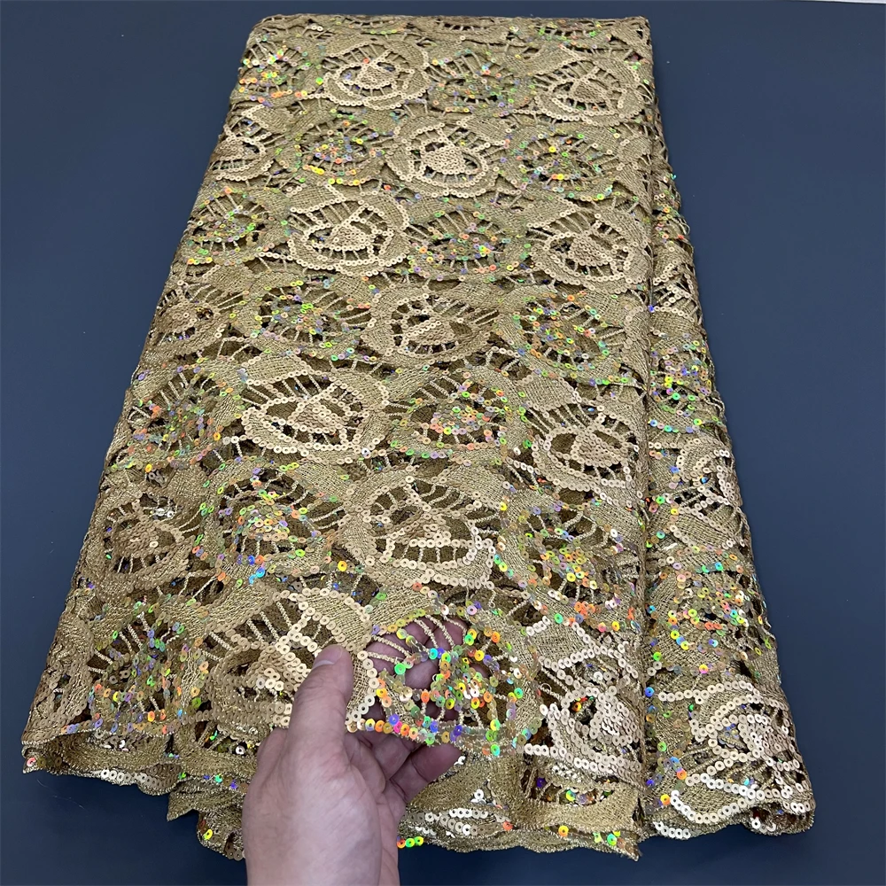 Высококачественная тюлевая кружевная ткань для шитья хлопковые блестки