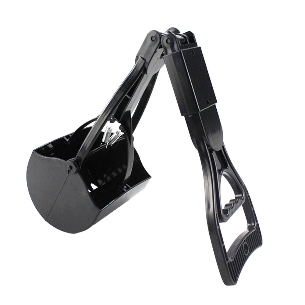 

Pet Pooper Scooper Long Handle ABS Pick Up Foldable Lightweight Lawns Grass Dog Cat Handheld Cleaning Tool Portable Large Small