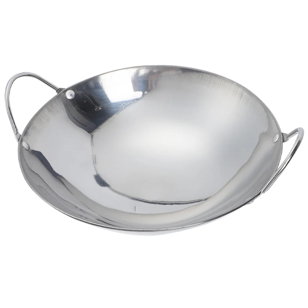 

Chinese Cooking Pan Omelet Pan Stainless Frying Pan Wok Stainless Steel Cookware Stainless Steel Griddle Hot Pot Skillet Pan
