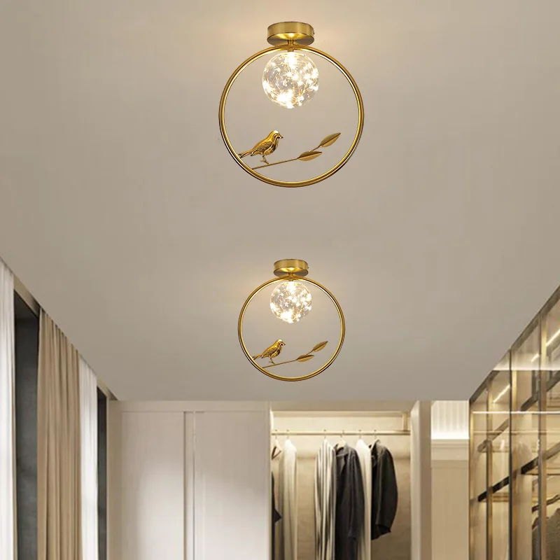 

Nordic Modern Ceiling Light LED For Home Living Corridor Hallway Aisle Kitchen LED Ceiling Lighting Lamp Decorate Gold 110V 220V