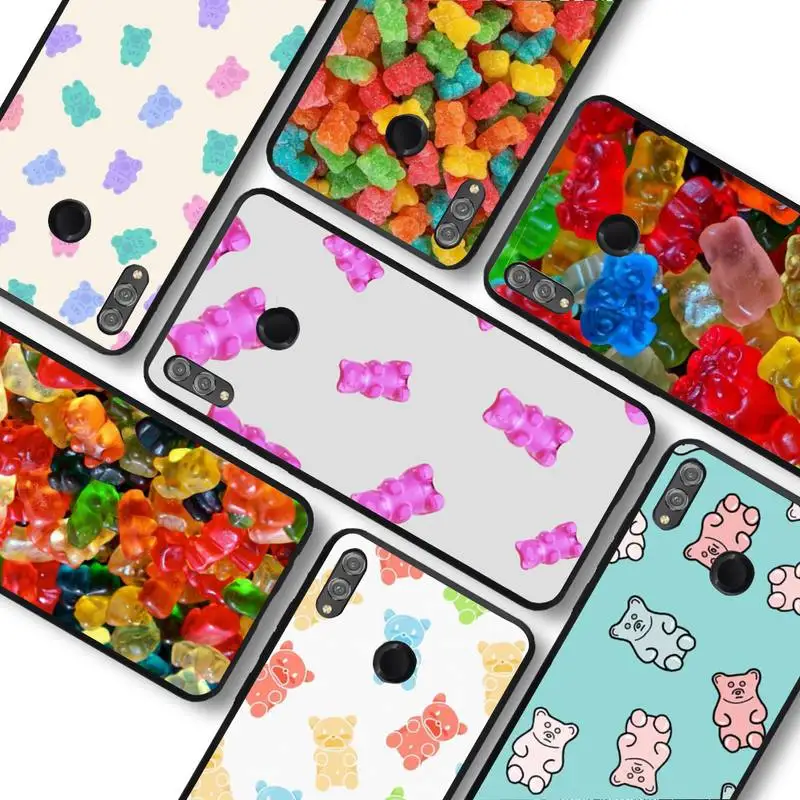 

FHNBLJ Bear Candy Phone Case for Redmi 8 9 9A for Samsung J5 J6 Note9 for Huawei NOVA3E Mate20lite cover