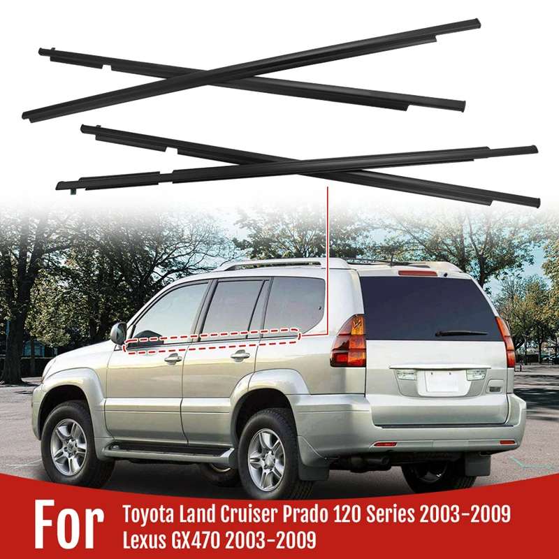 Уплотнительная лента для автомобиля Toyota Land Cruiser Prado 120 серии 2003-2009 Lexus GX470