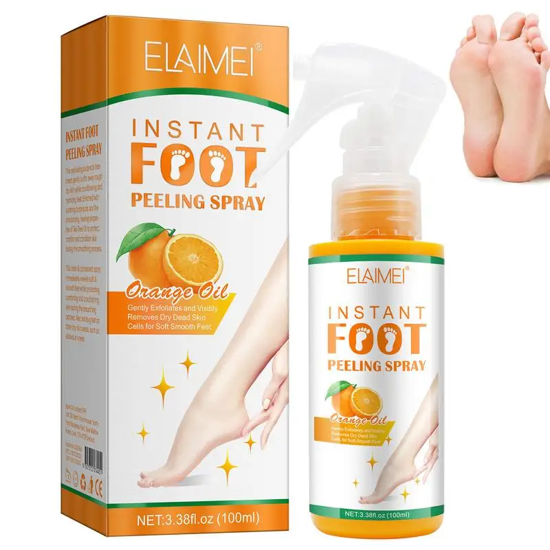 

Natural Foot Peeling Oil 100ML Foot Peeling Spray For Most Skin Types Foot Masques Foot Peeling Spray For Foot Care Cracked