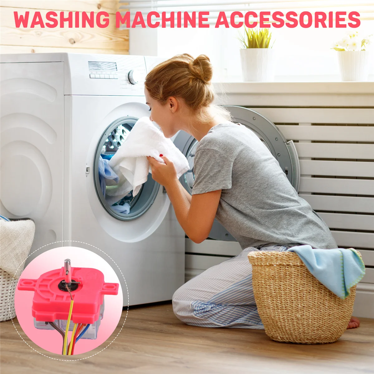 Универсальный таймер деталей стиральной машины с 6 проводами 220 В 3 5 А DXT15SF-G