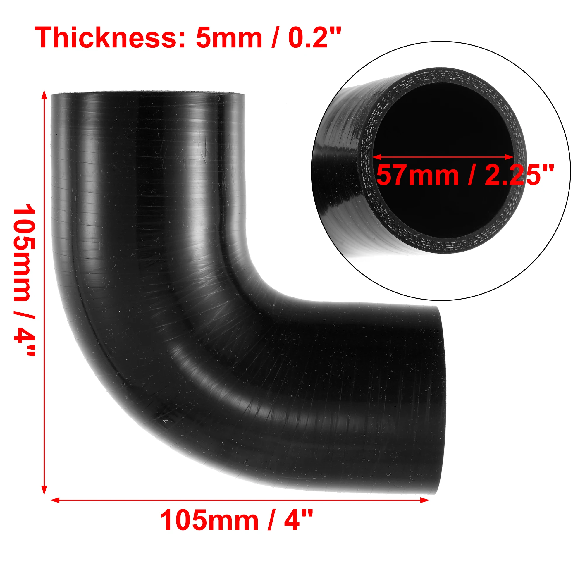 

UXCELL 32 мм, 51 мм, 57 мм, 63 мм, 70 мм, 76 мм, внутренний диаметр 90 градусов, силиконовый редуктор, набор шлангов, силиконовая муфта для шланга, трубка интеркулера с зажимом
