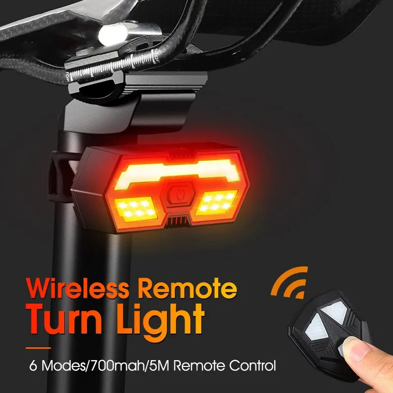 BUCKLOS задний фонарь поворота велосипеда беспроводной сигнальный светильник для