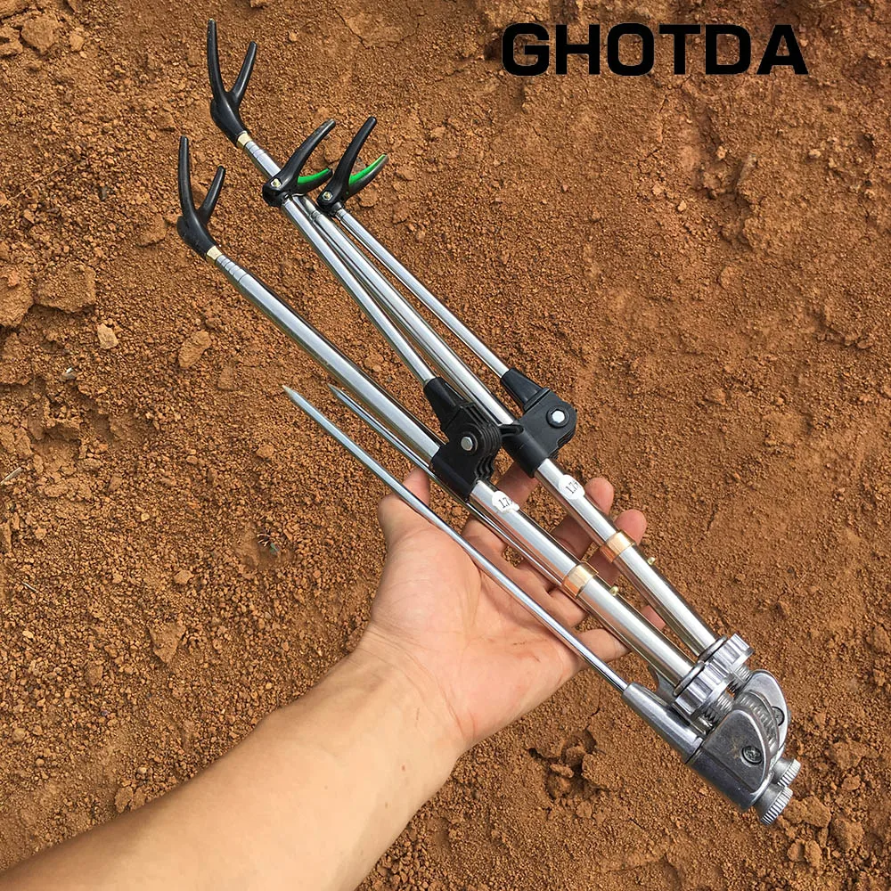 

Телескопический Кронштейн для удочки 1,5 м/1,7 м/2,1 М/2,4 м, держатель для удочки, регулируемый нескользящий складной рыболовный инструмент из нержавеющей стали