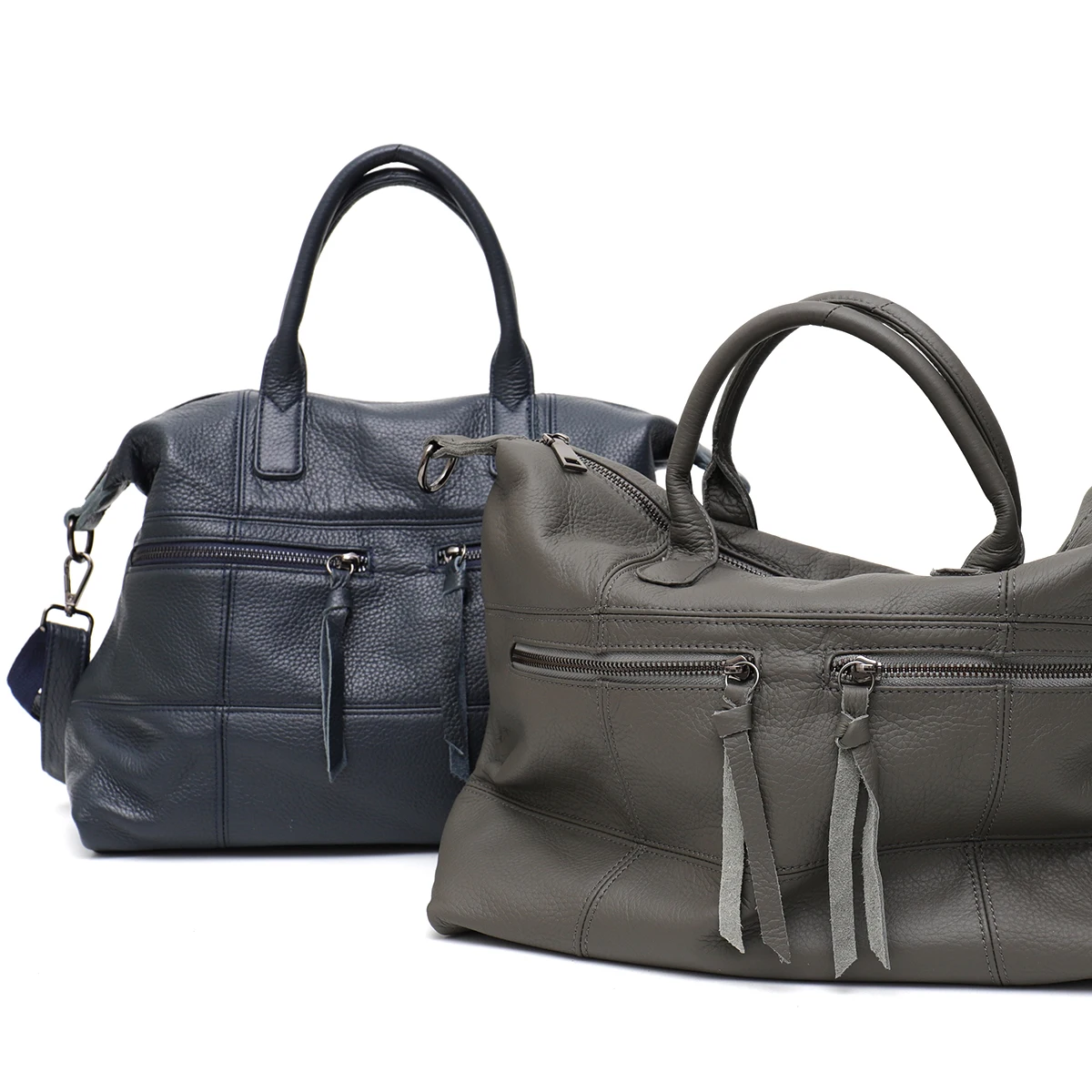 Роскошная винтажная кожаная сумка SC с ручками сверху для женщин мягкая текстура