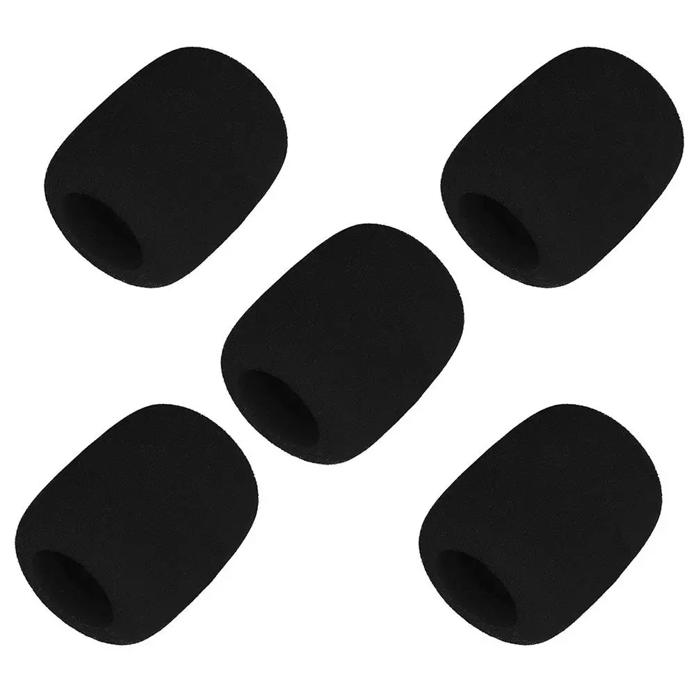 

5Pcs Thickened Microphone Sleeve Non-disposable Sponge Cover Windscreen For Household Ktv Universal Accessories