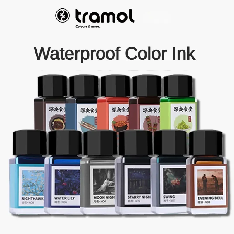 Цветной чернильный картридж Tramol 30 цветов 18 мл чернильная ручка стеклянные
